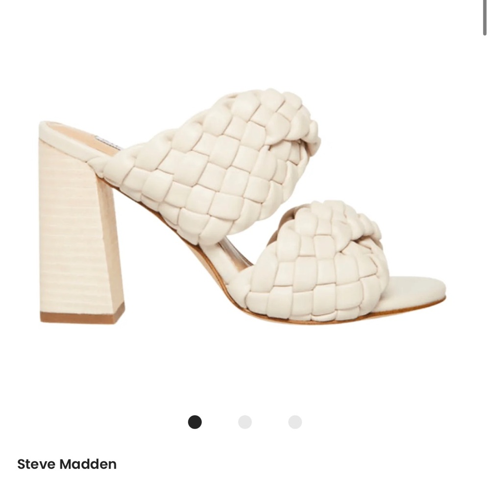 Steve Madden Twisted Bone Mule Heel !!! - image 2